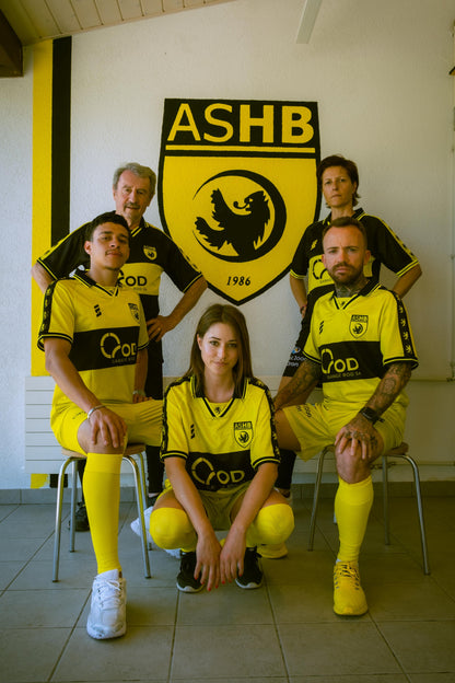 Maillot anniversaire jaune QUADRA